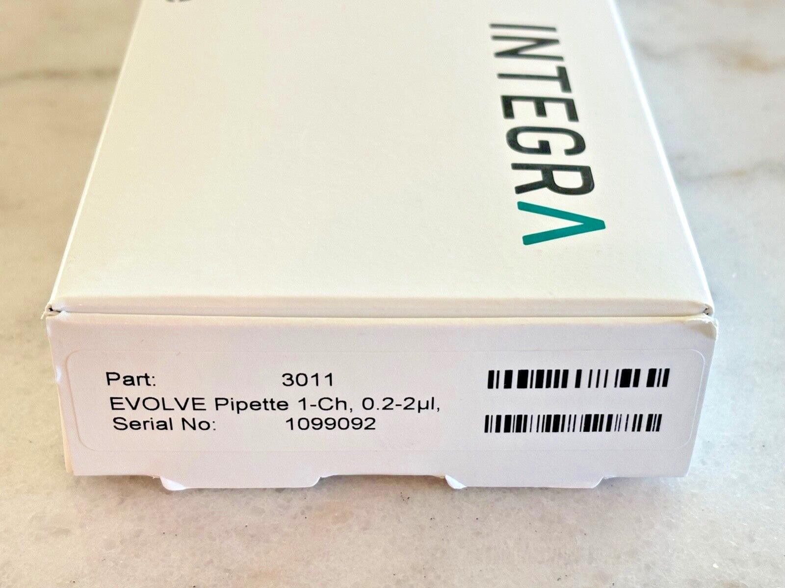 New Sealed Box – INTEGRA Biosciences EVOLVE Manual Pipette #3011 1-Ch, 0.2-2uL