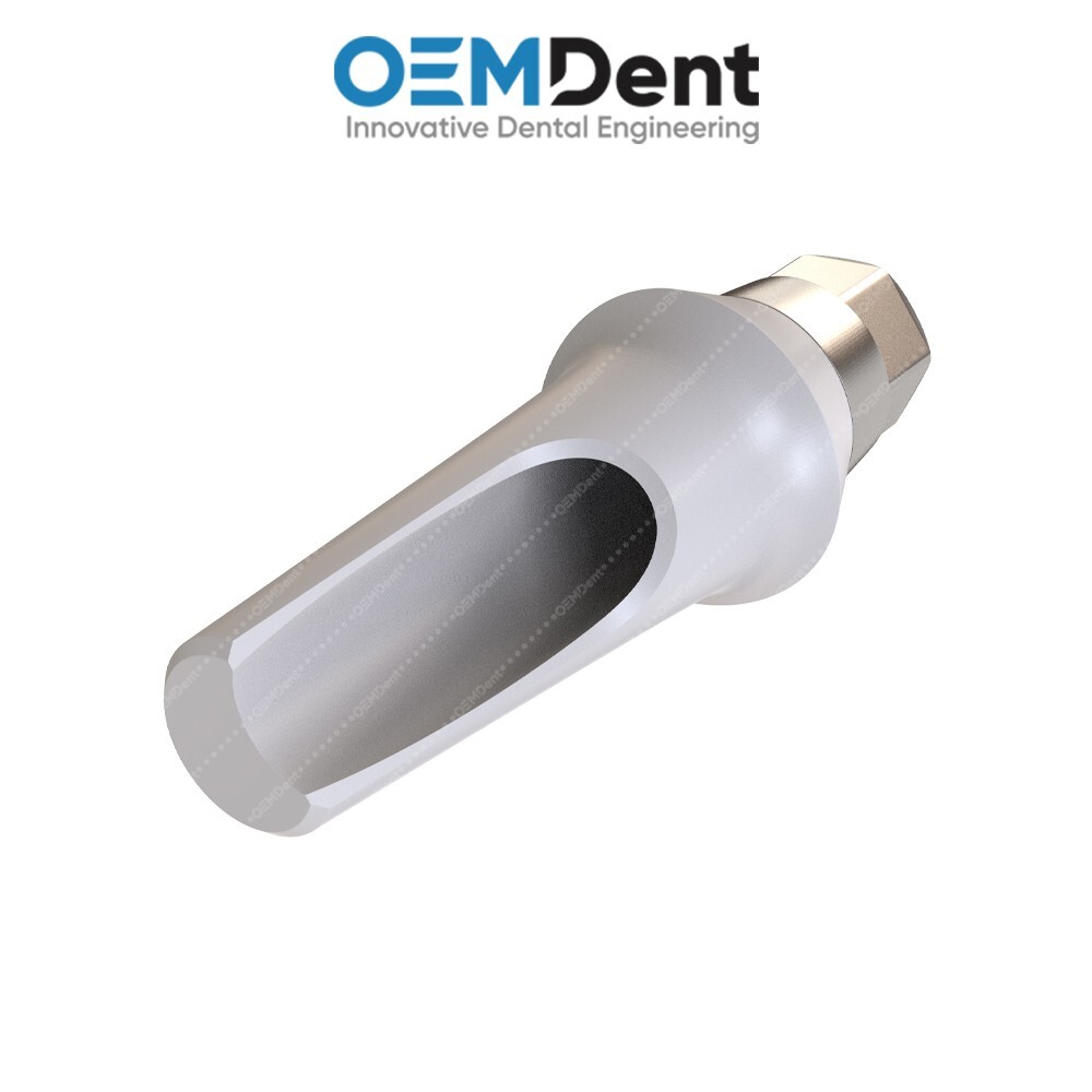 Angulated Zirconia Abutment 15° Titanium Base Compatible NobelActive®️RP Conical