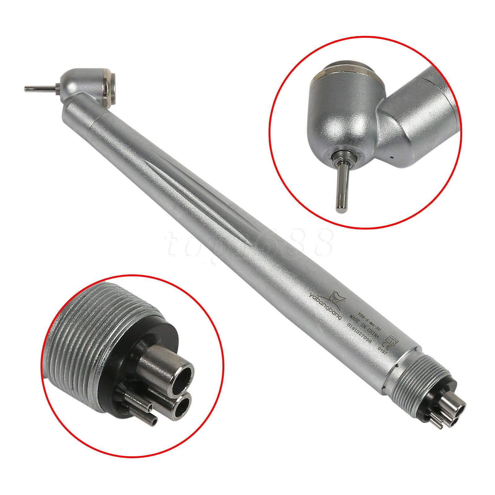 NSK Style Dental 45 Degree Surgical High Speed Handpiece Push Button 4H WCA4