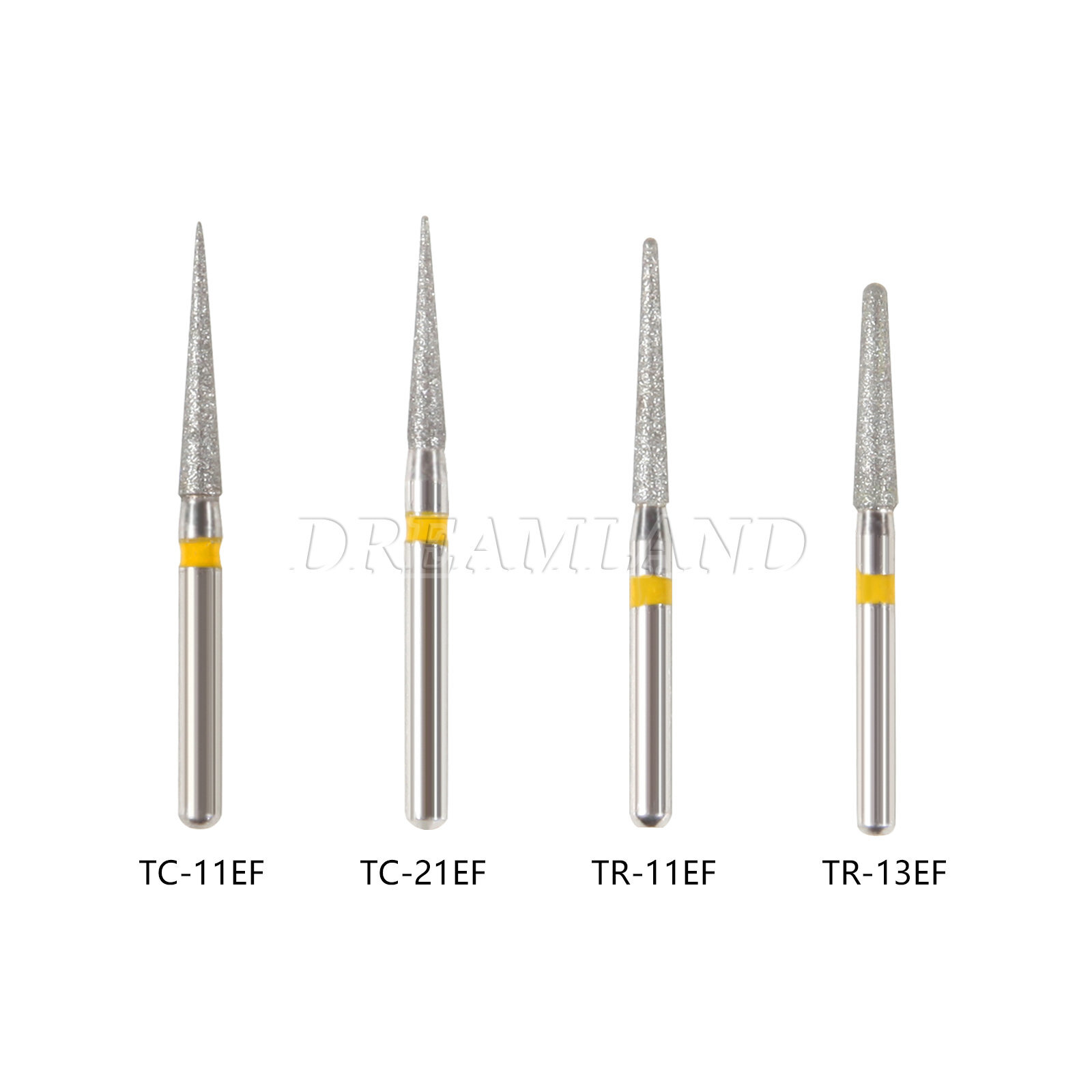 Dental Diamond Burs F High Speed Handpiece Friction Grip 5Pc/Box