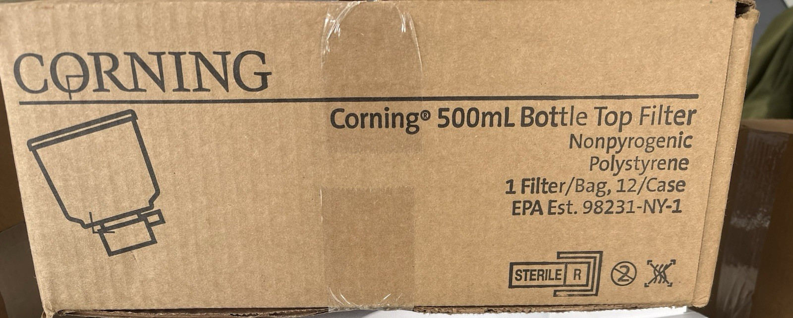 Corning 500 mL Sterile Bottle-Top Filter NOS Qty 11 Free Shipping