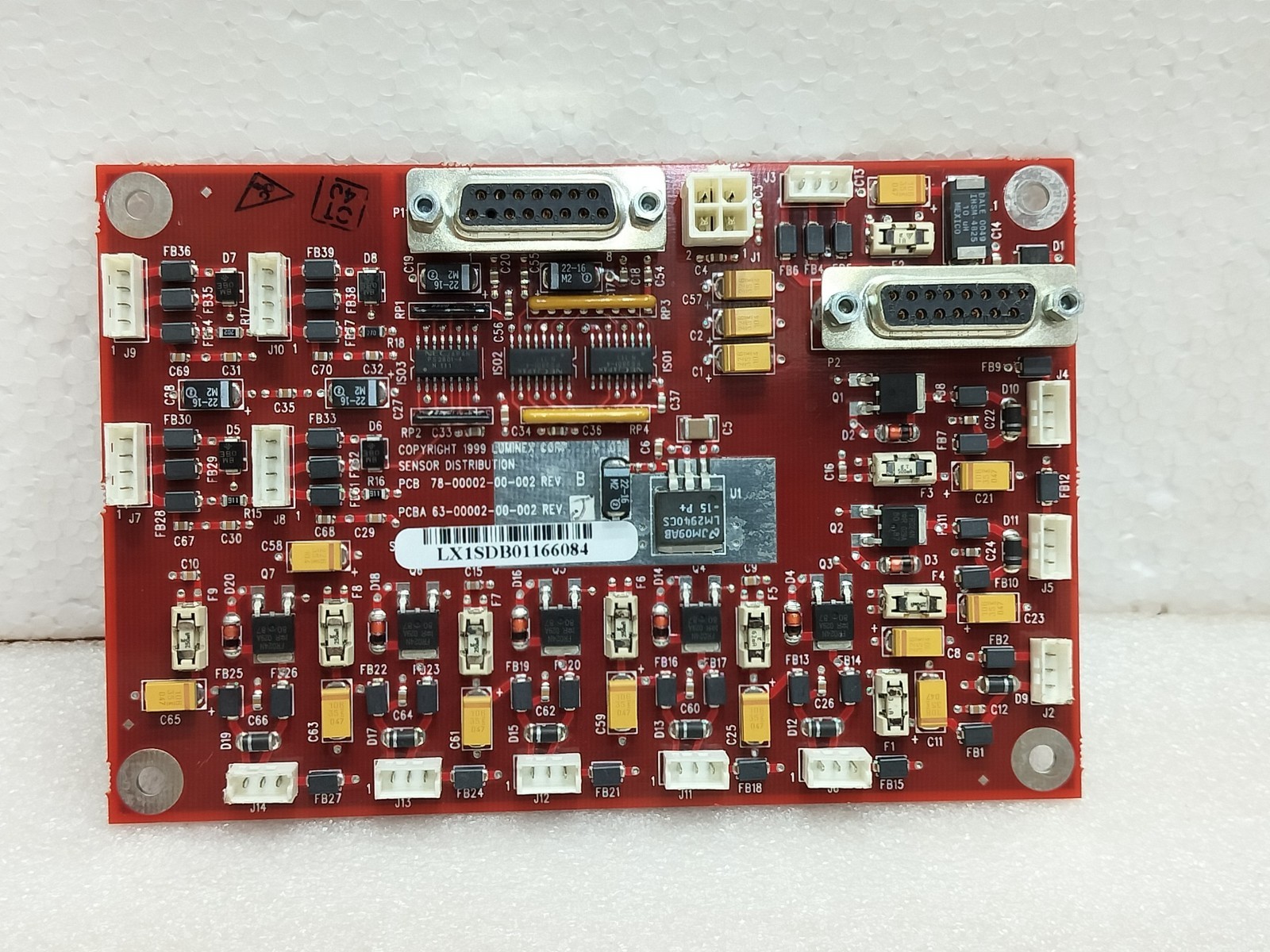 Luminex 78-00002-00-002 Rev B PCB Card 63-00002-00-002 Rev J