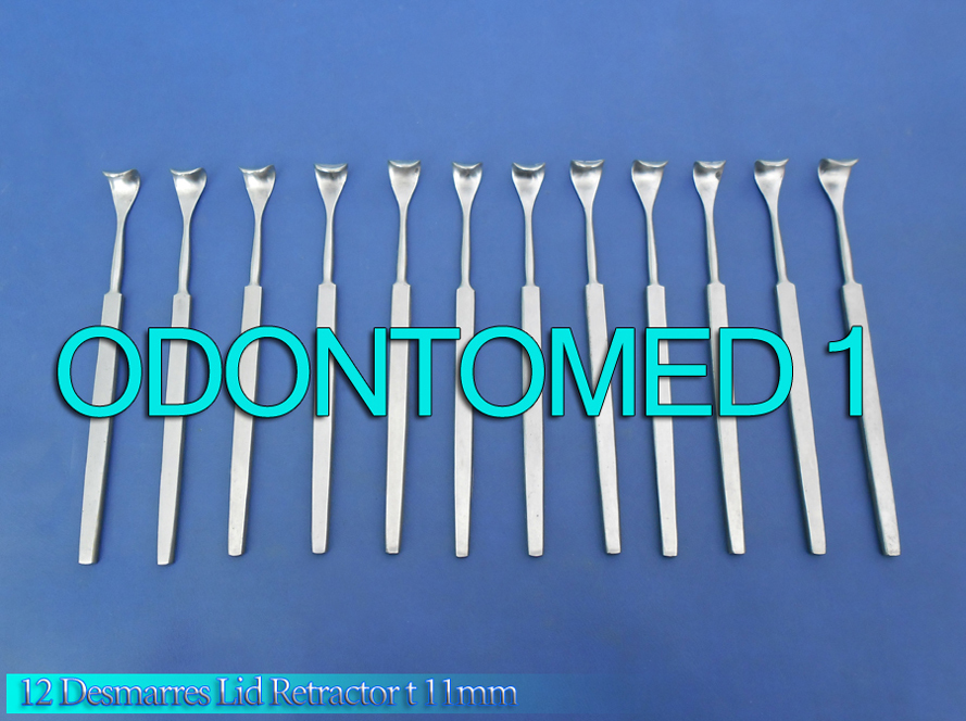 12 DESMARRES EYE LID RETRACTOR 5.50″ (14 cm) size 0 , 11MM WIDE