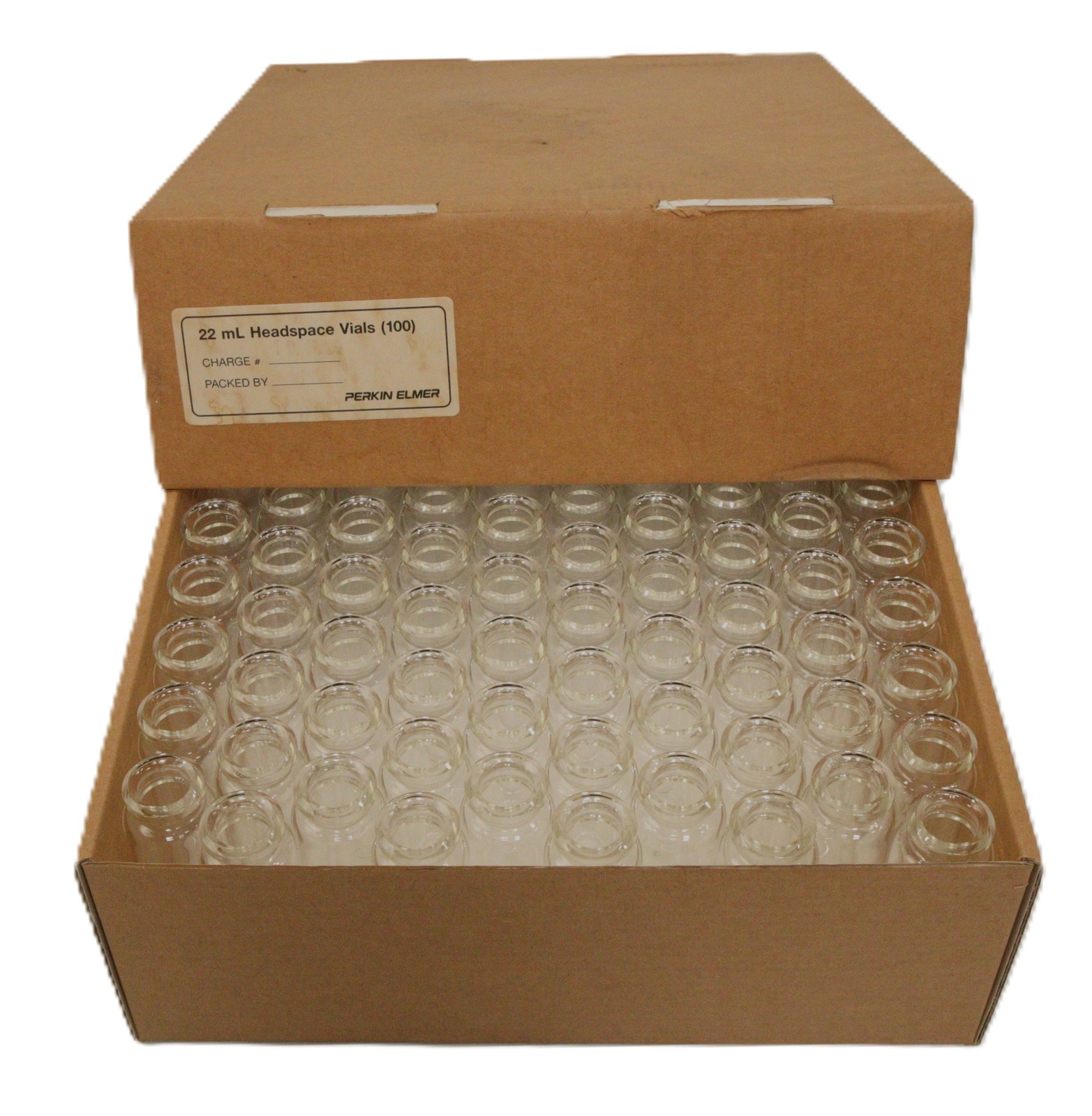 PerkinElmer 22 mL Headspace Crimp Top Vials (100) – New Old Stock EL4846