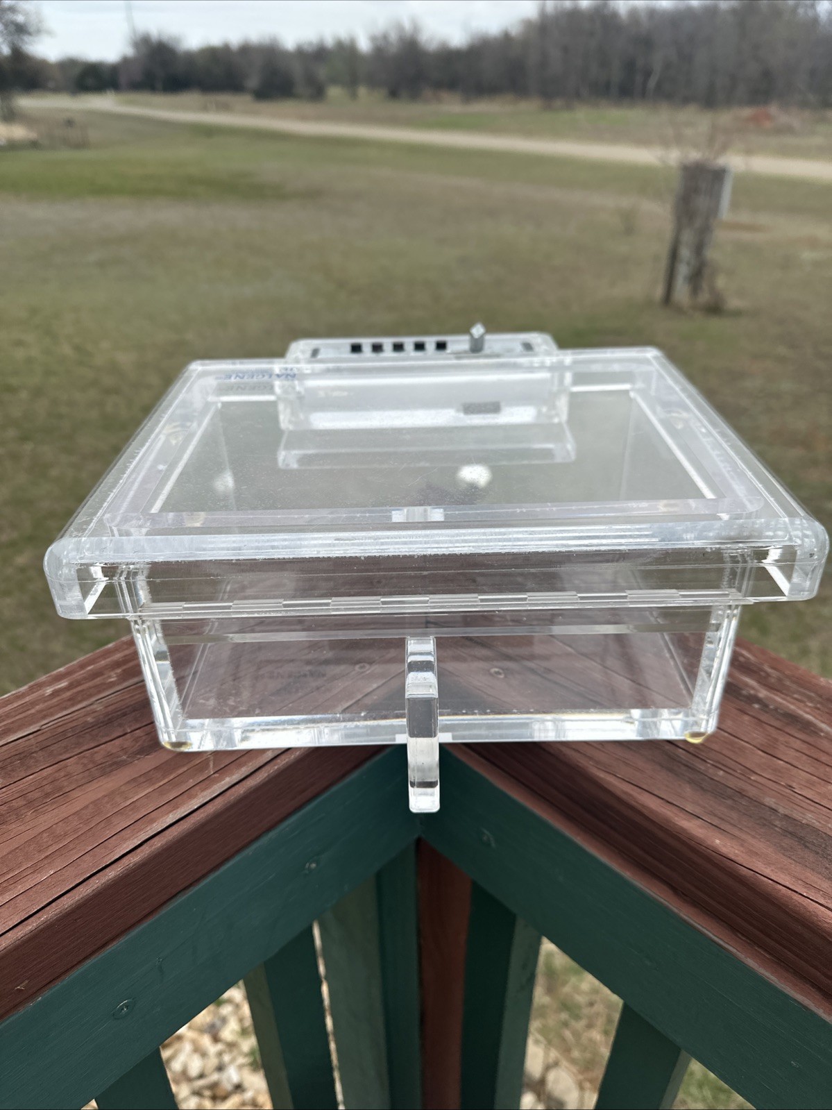 VTG Nalgene Scientific Acrylic Lab Locking Storage Container w/Simplex Lock