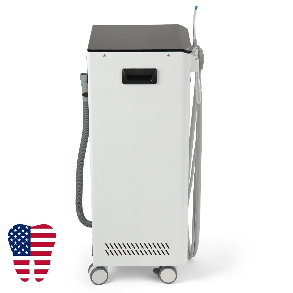 Portable Dental Unit Delivery Cart with Air Compressor/Dental Suction System