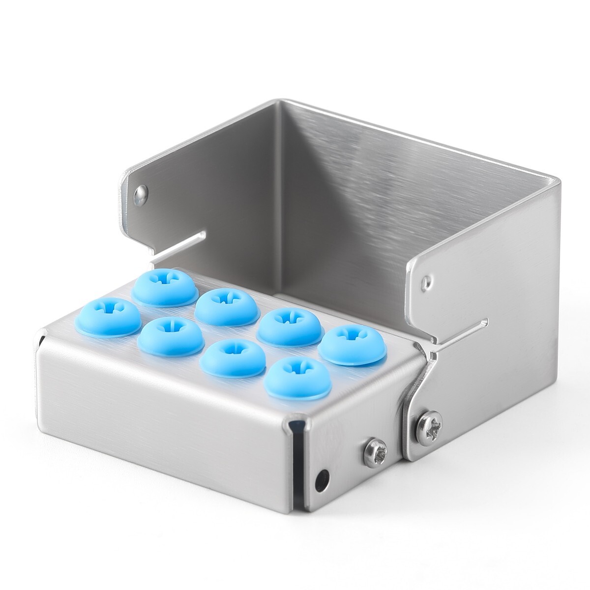 8/30Hole Dental Autoclave Bur Holder Block Disinfection Sterilizer for FG/CA Bur