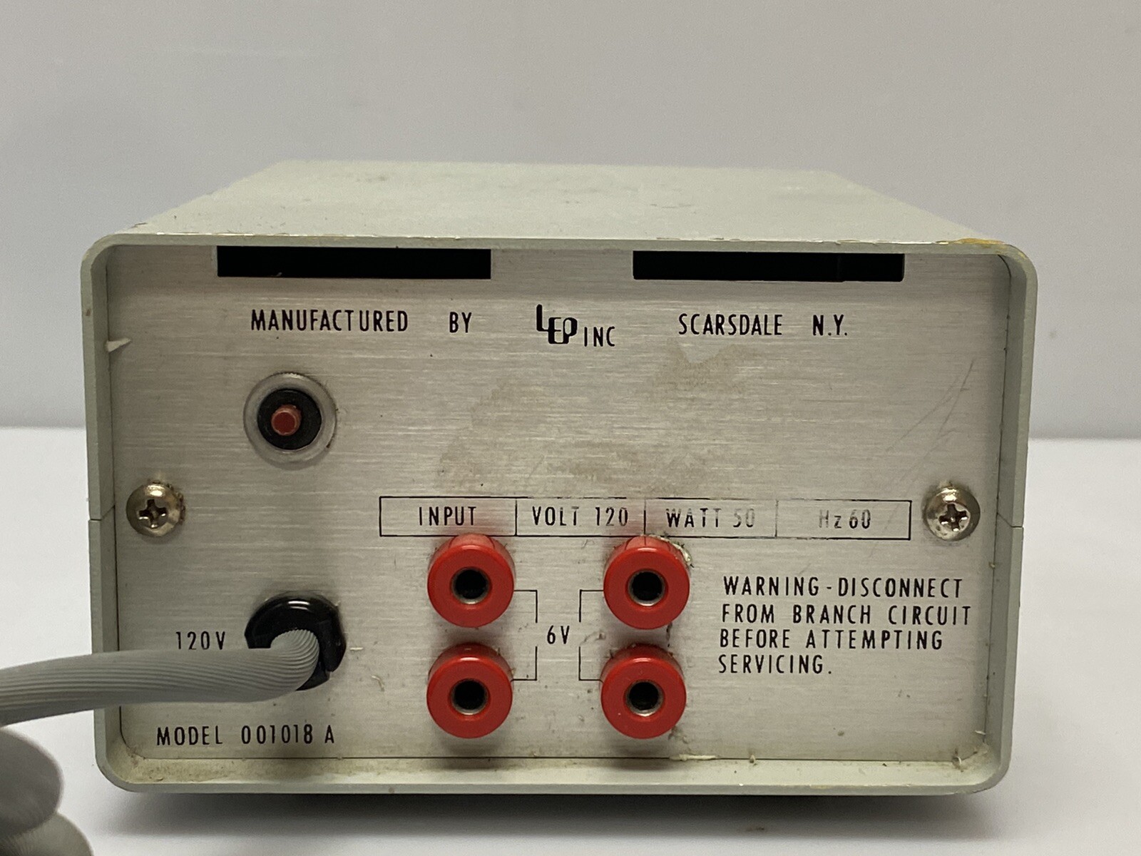 Wild Heerbrugg Model 001018 A 6 Volt 40 Watt Microscope Power Supply