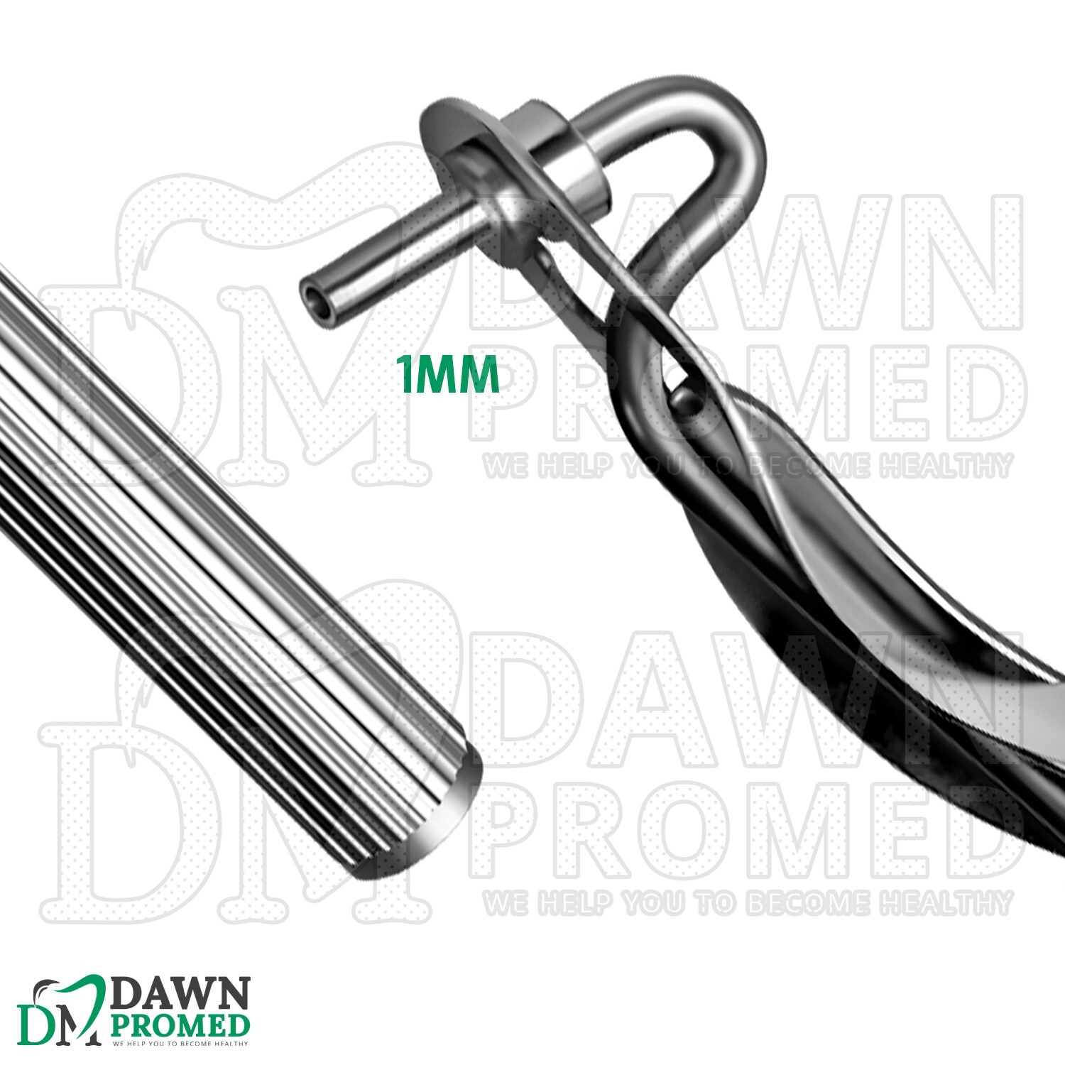 3 Pcs Amalgam Carrier Single Ended 1MM, 2MM & 3MM Dental Filling Instruments Set
