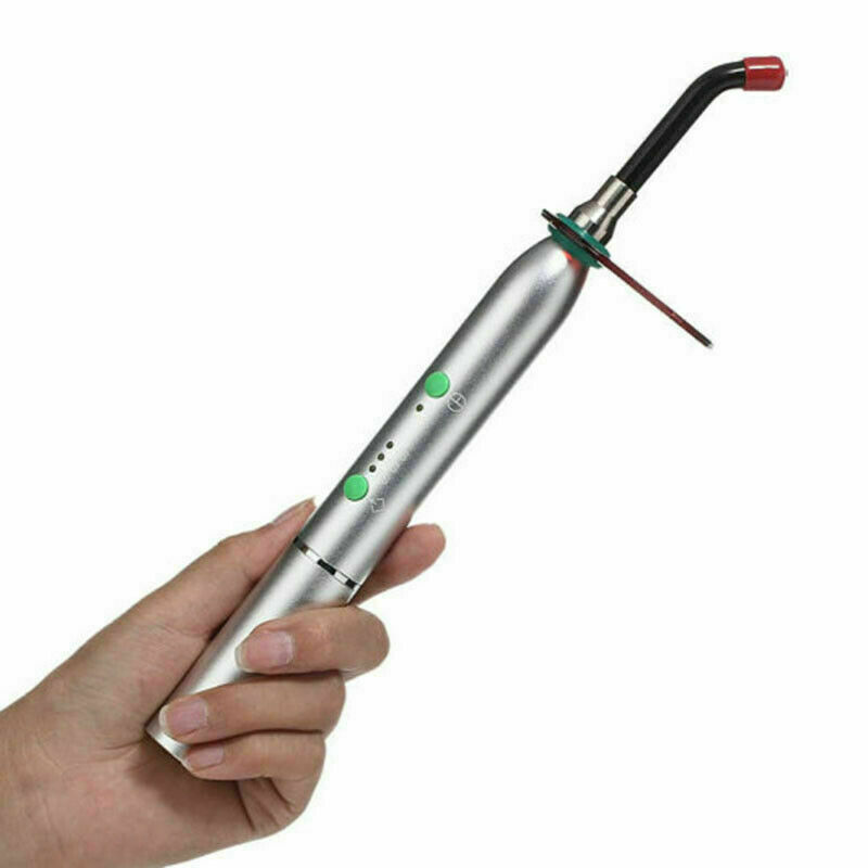 Dental 10W Wireless Cordless LED Curing Light 2000mw/cm2 Metal Handle US STOCK