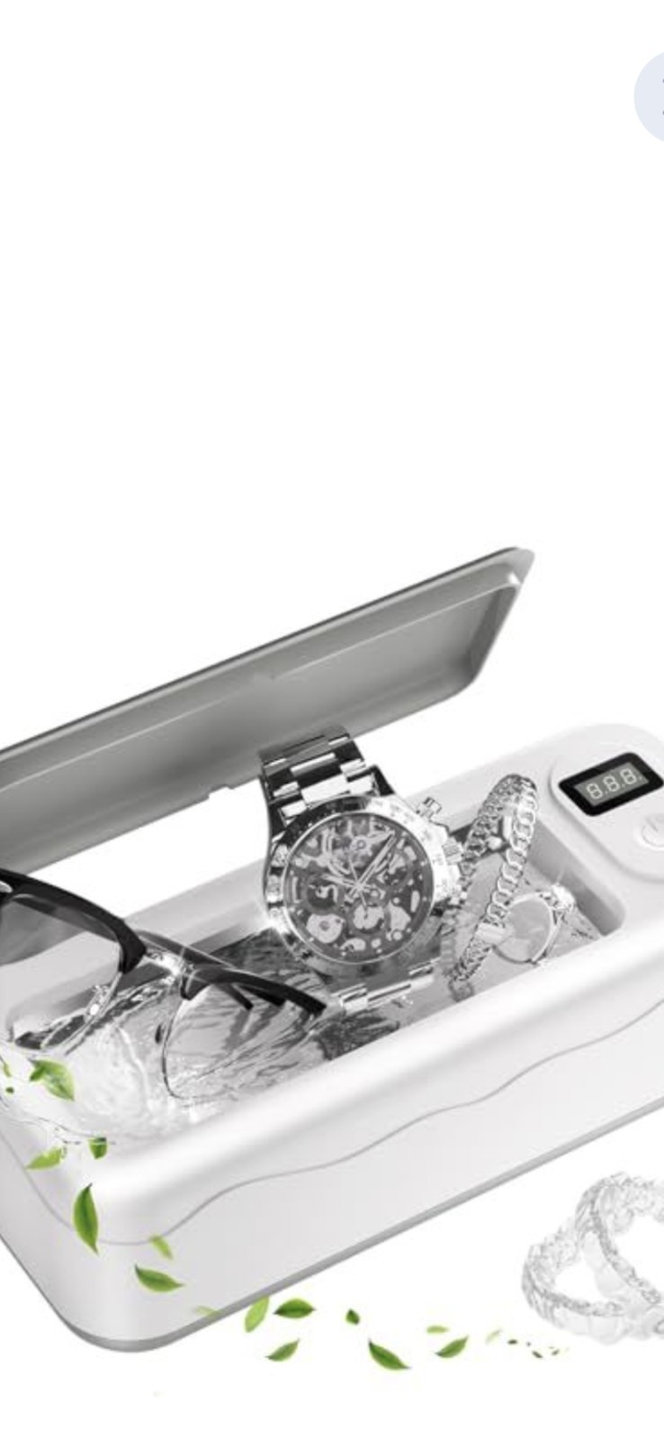Ultrasonic Cleaner 45KHz 25W for Cosmetology, Dental, Biological Labs
