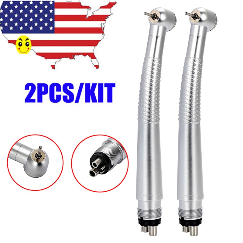 6pcs NSK Style Dental High Speed Handpiece Push Button Air Turbine 4Holes