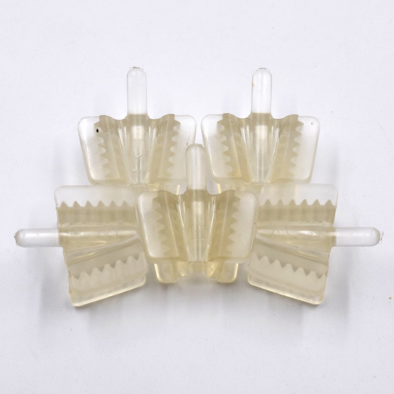 Dental Bite Block Mouth Prop Saliva Ejector Suction Tip Clear/Silicone Retractor