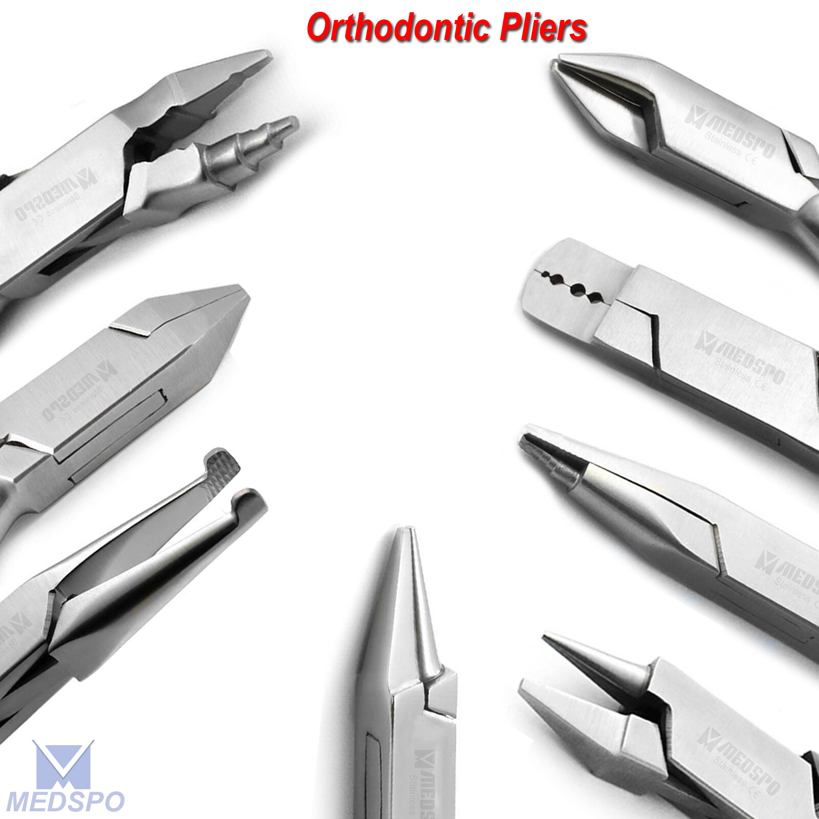 MEDSPO Dental Arch Wire Braces Bending Holding Zange Orthodontic Instruments CE