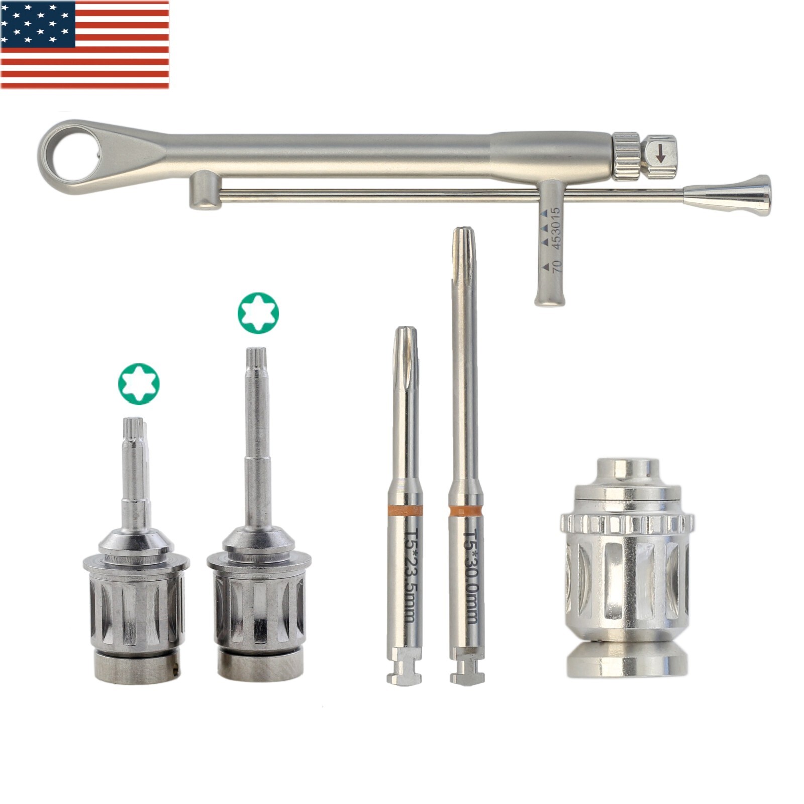 Dental Nobel Implant Driver UniGrip Screwdriver Torque Wrench Manual Adapter