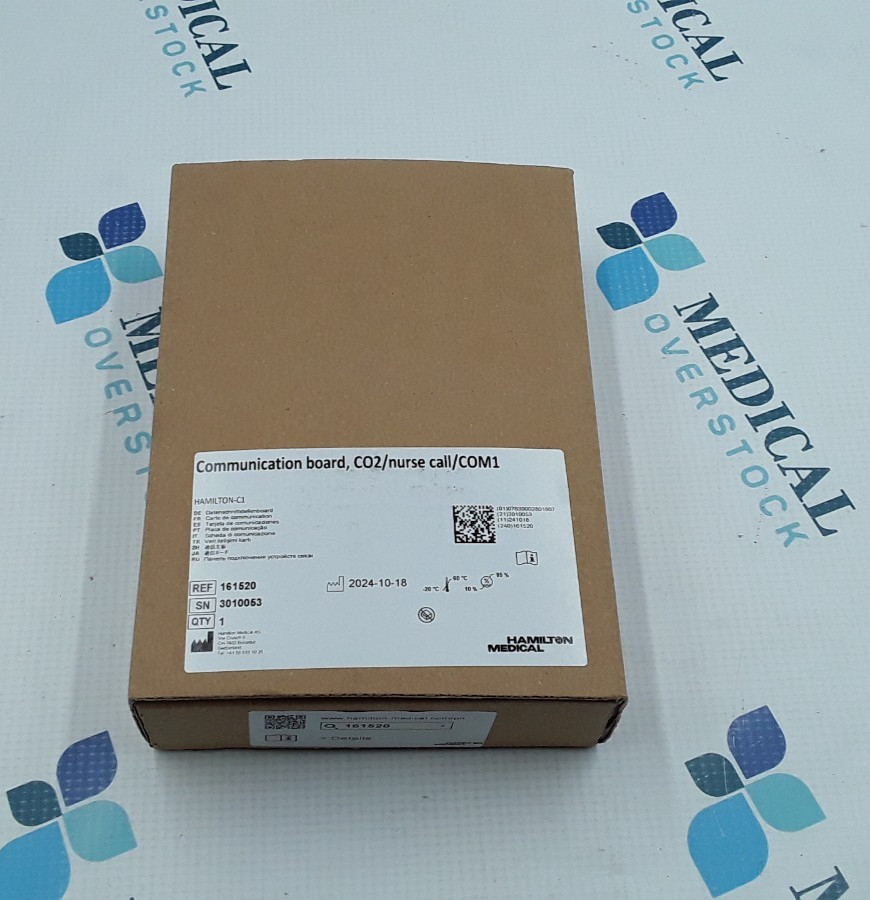 Hamilton Medical Communication Board CO2 Nurse Call COM1 REF 161520