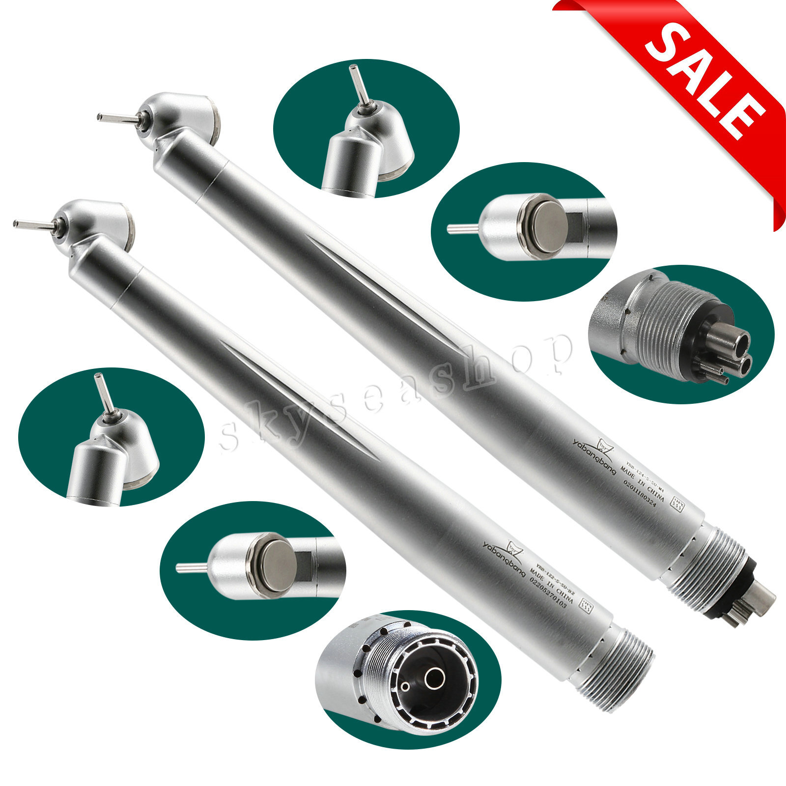 Dental 45° Surgical Handpiece High Speed Turbine 2/4 Holes fit NSK Mz