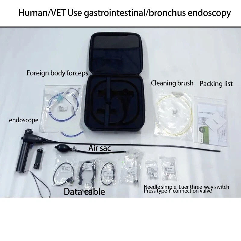 Laryngoscop/Gastrointestinal/Bronchus Endoscopy with 360° Rotation Human/VET Use