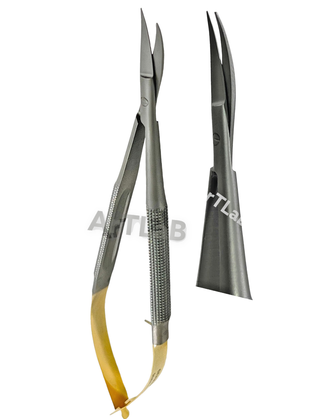 NEW Castroviejo Micro Scissors Curved TC 6″ Surgical Dental instruments-GERMAN