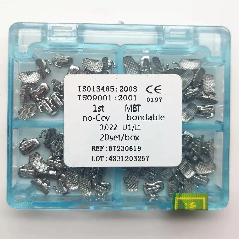 Dental Orthodontic Buccal Tubes 1st 2nd Molar Tube Roth MBT 022 U1/L1 Bondable