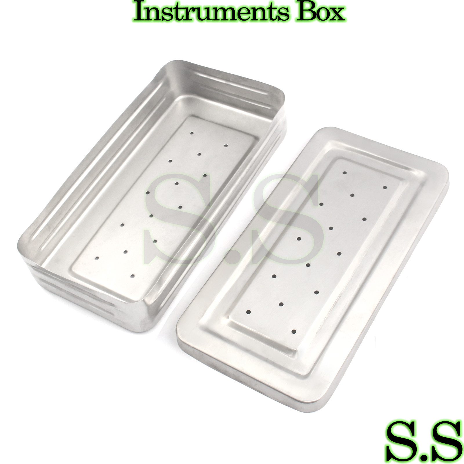 Instruments BOX Perforated Stainless Steel 30x15x6 cm Surgical Instruments