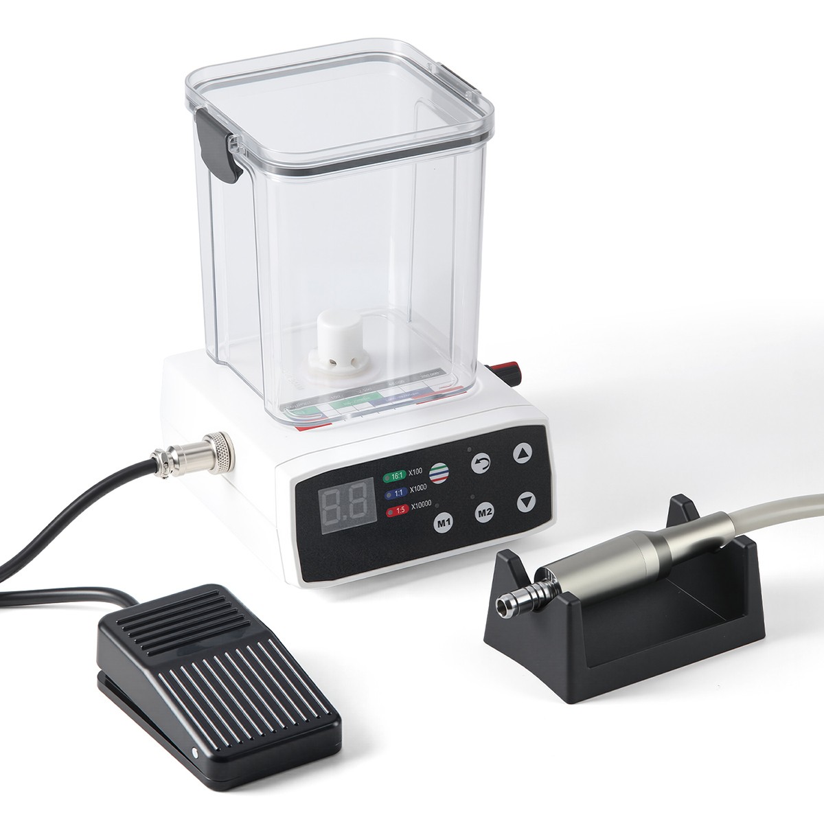 Dental LED Electric Motor W/ Water Supply Fit 16:1/1:5/1:1 Handpiece ISO-E type