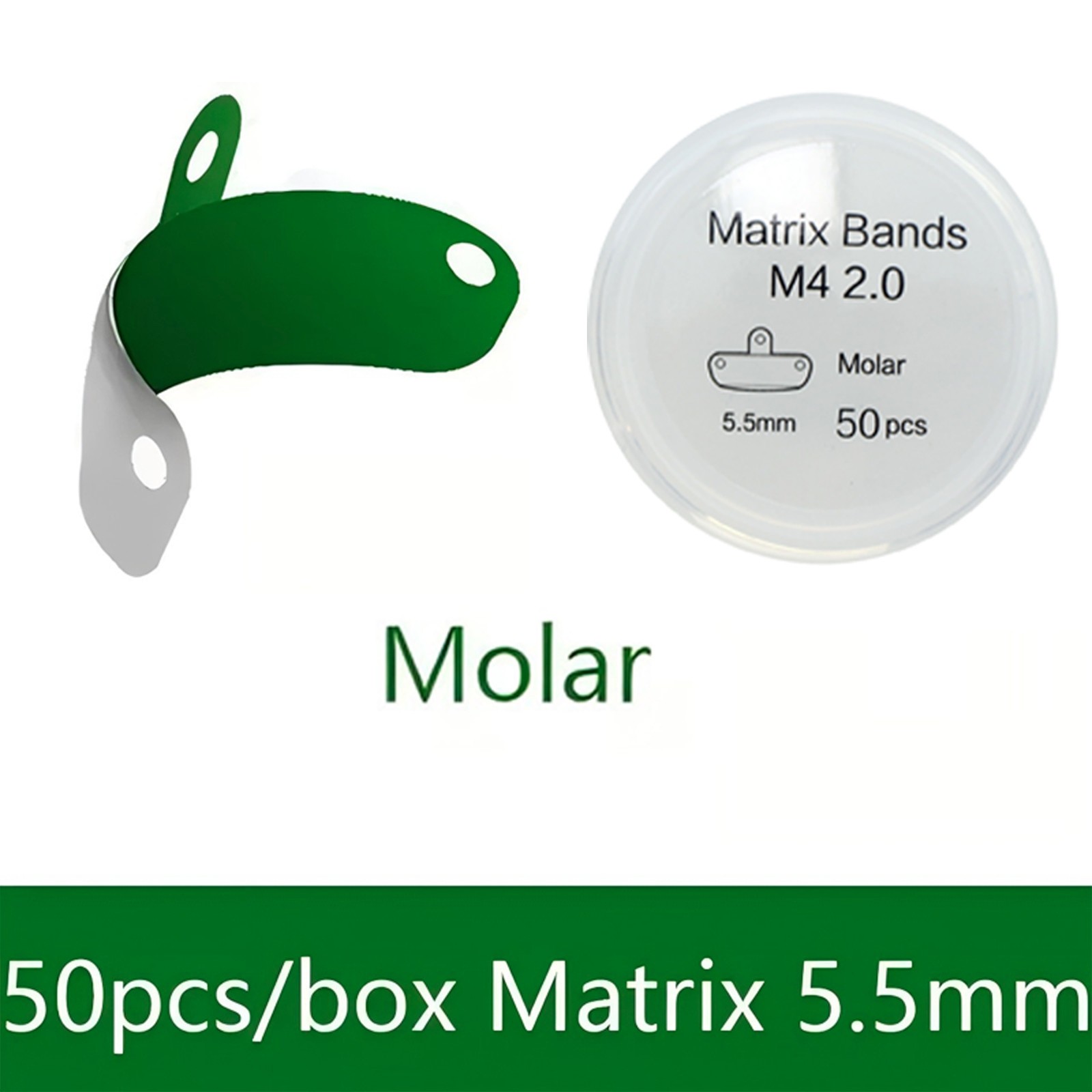 Dental Non-stick Matrix Bands Palodent 3D Fusion Firm Sectional Matrices M4 2.0