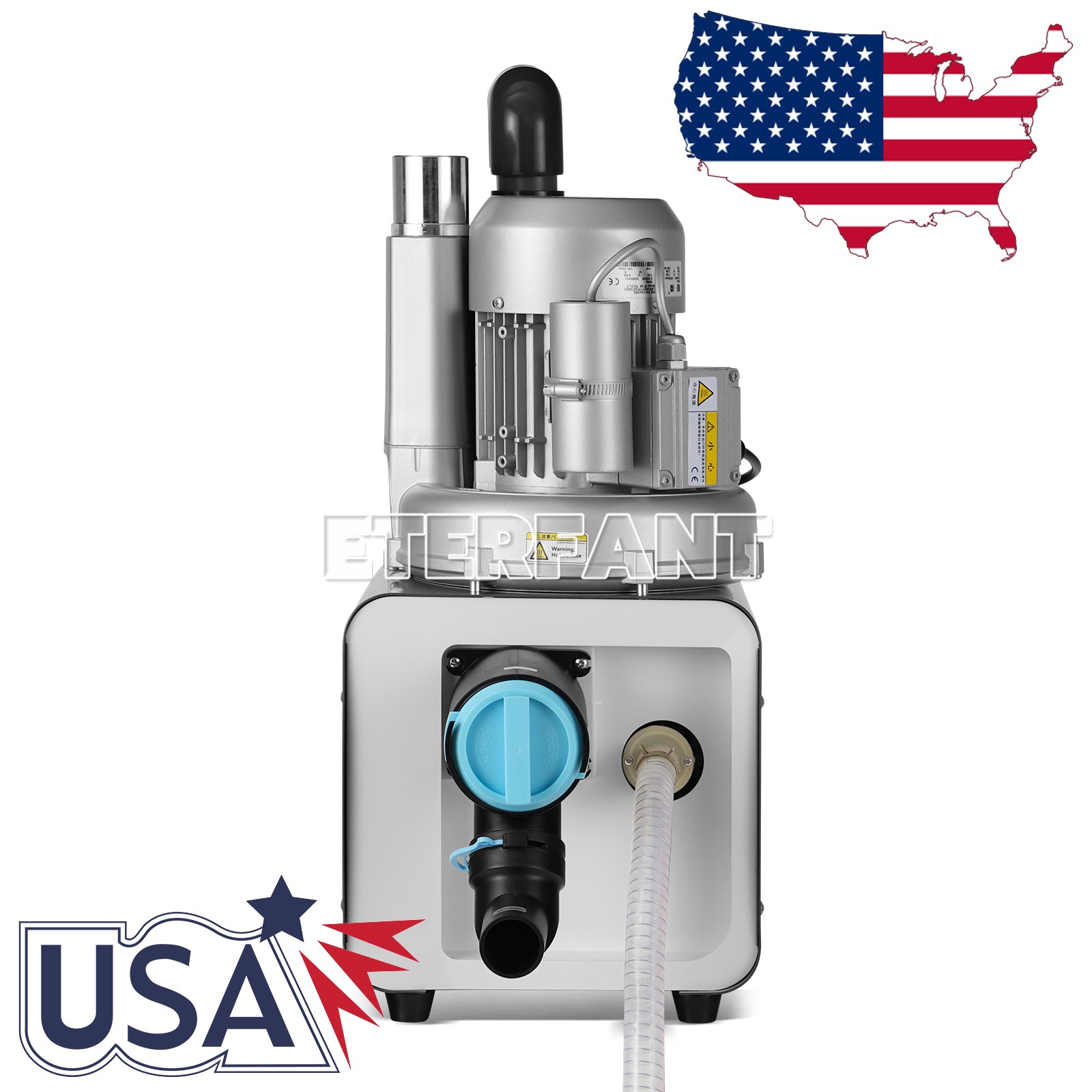 Dental Electric Suction Machine Vacuum System Semi-Dry Type Equipment 600L/min