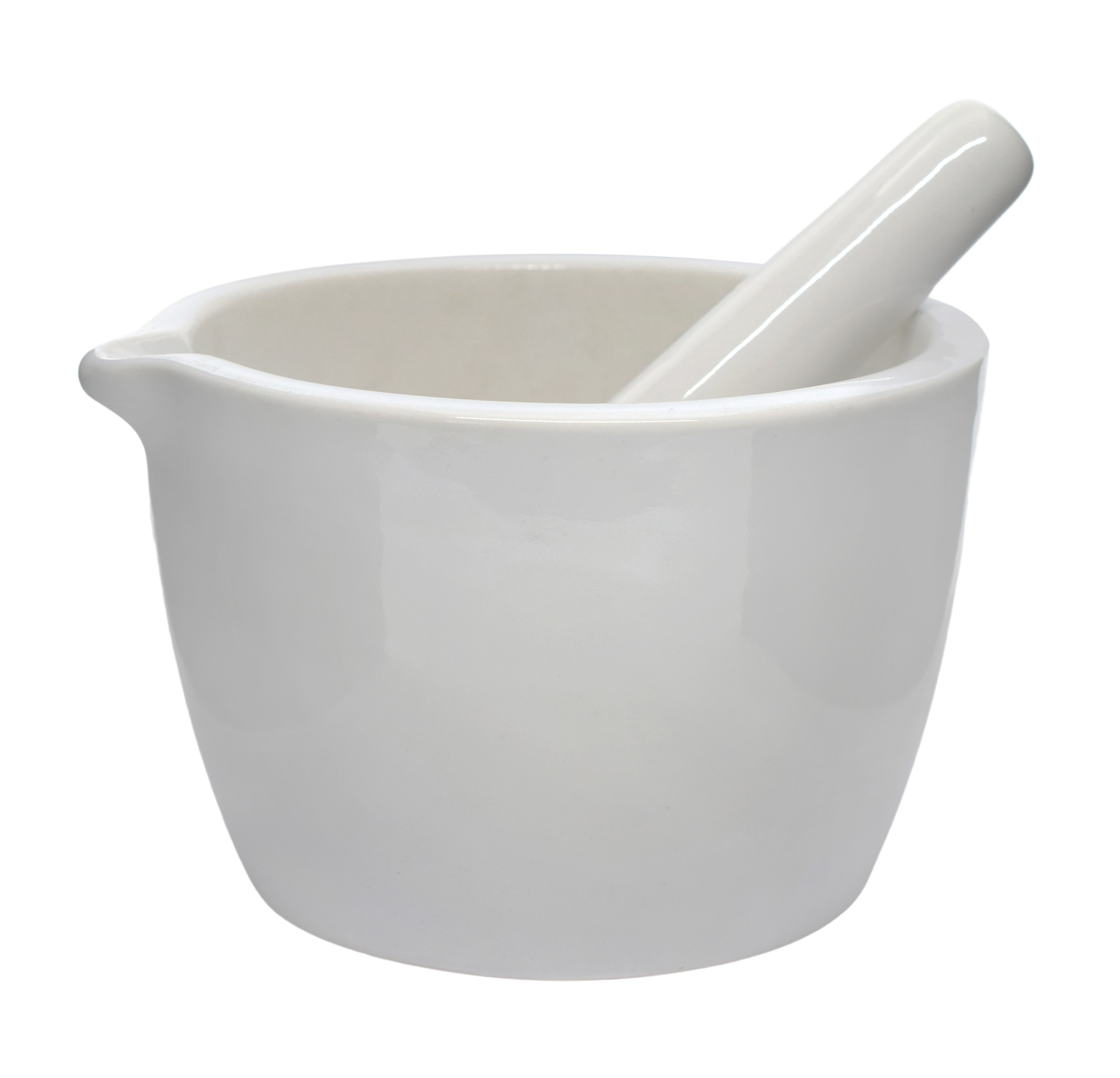 Porcelain Mortar & Pestle Set, 25oz – Unglazed Grinding Surface – Eisco Labs