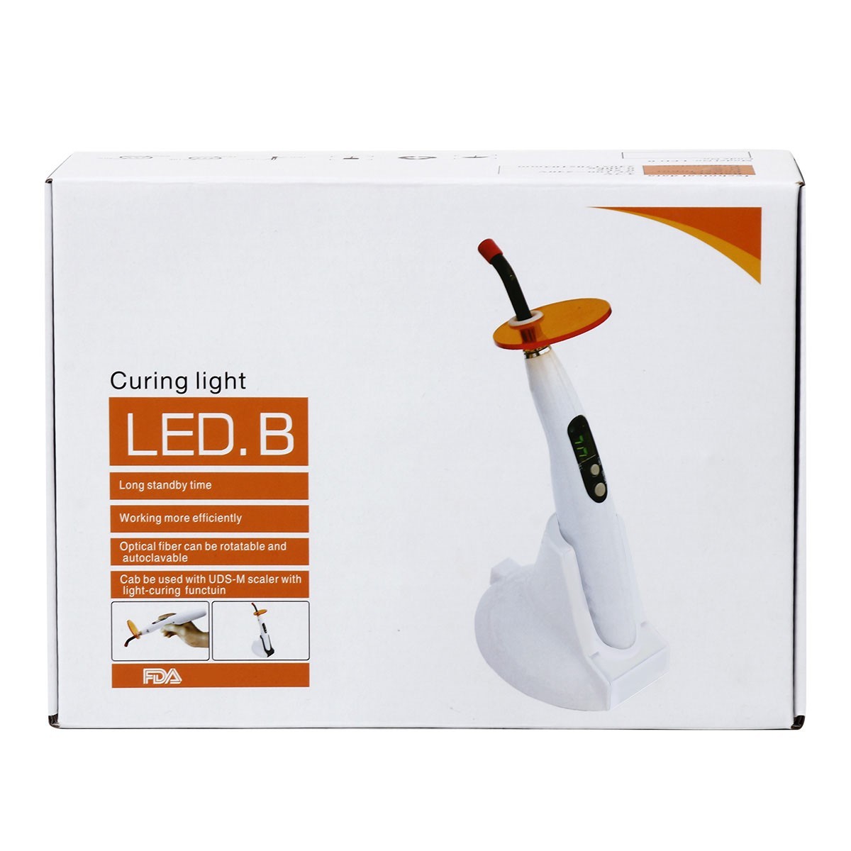 Dental Cordless LED Curing Light Lamp High Curing LED-B
