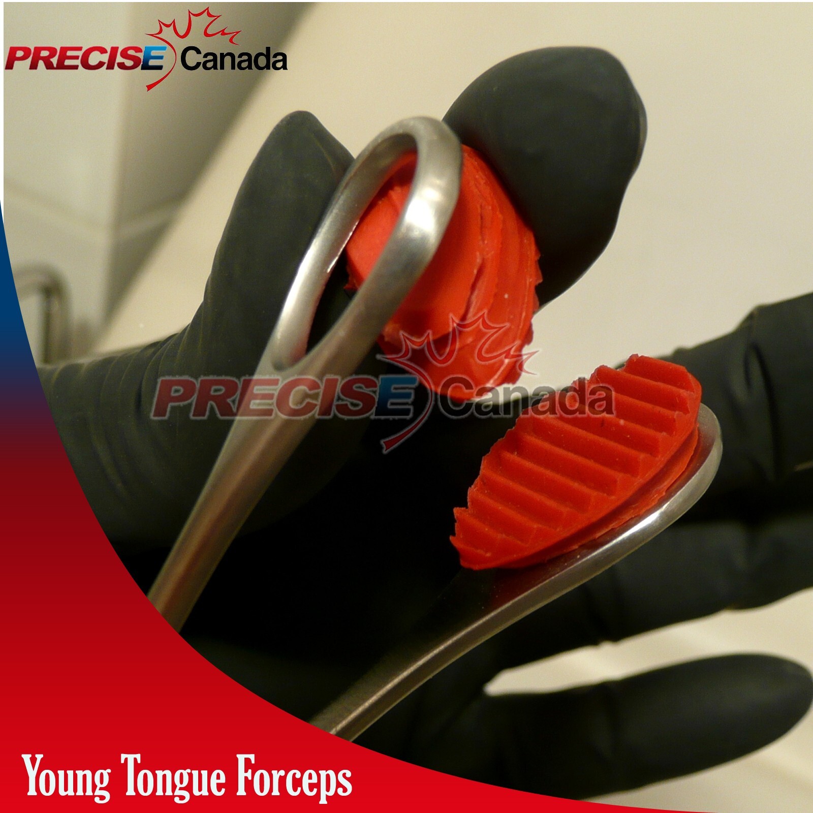 3 Pcs Straight Young Tongue Seizing Forceps 7″ Oral Dental Surgical Medical
