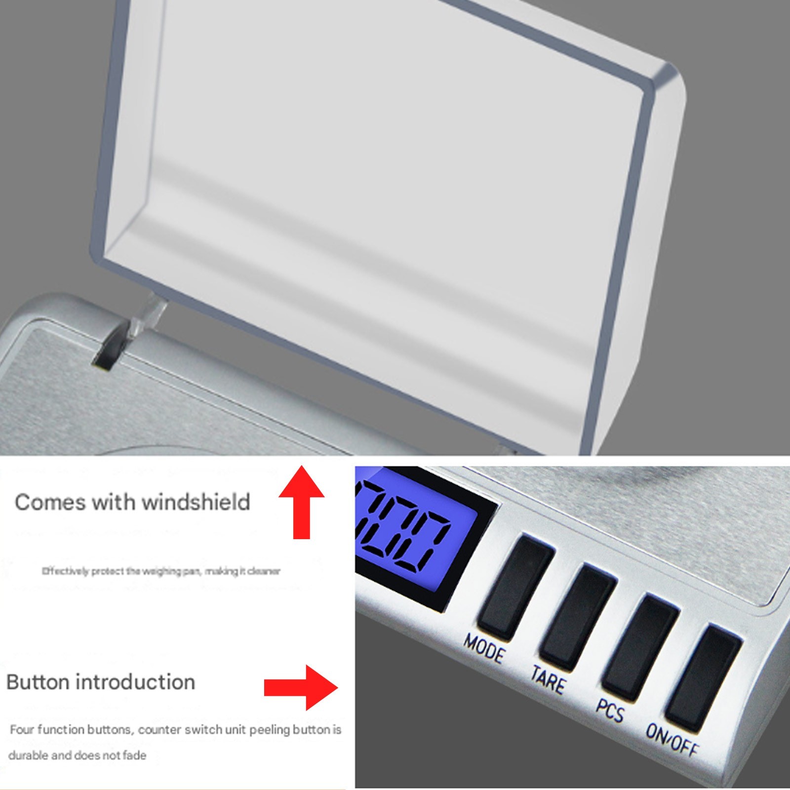 Smart Weigh 20g x 0.001 grams, High Precision Milligram ScaleTmOu
