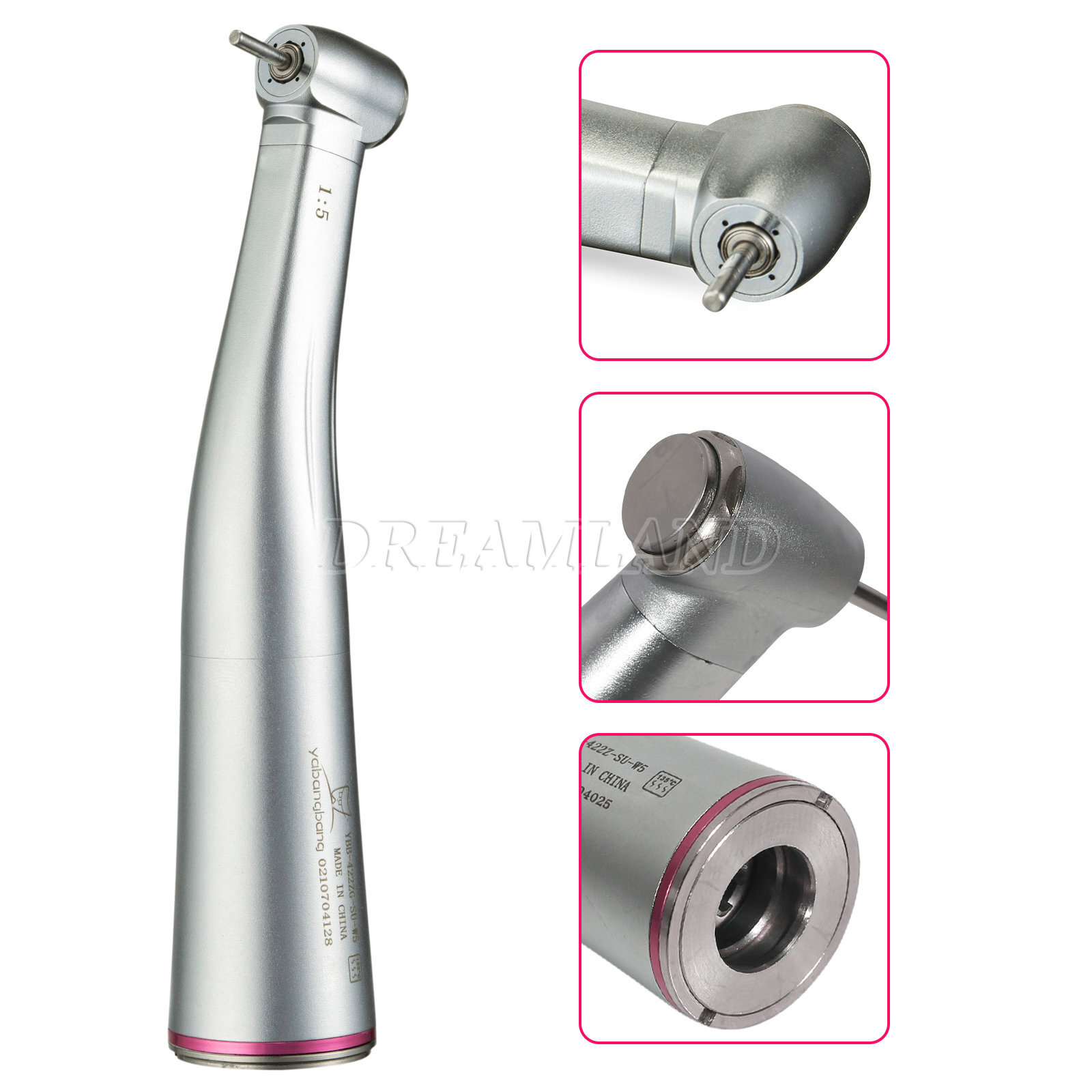 NSK Style Dental 1:1/1:5 Increasing Handpiece Contra Angle With/Without LED