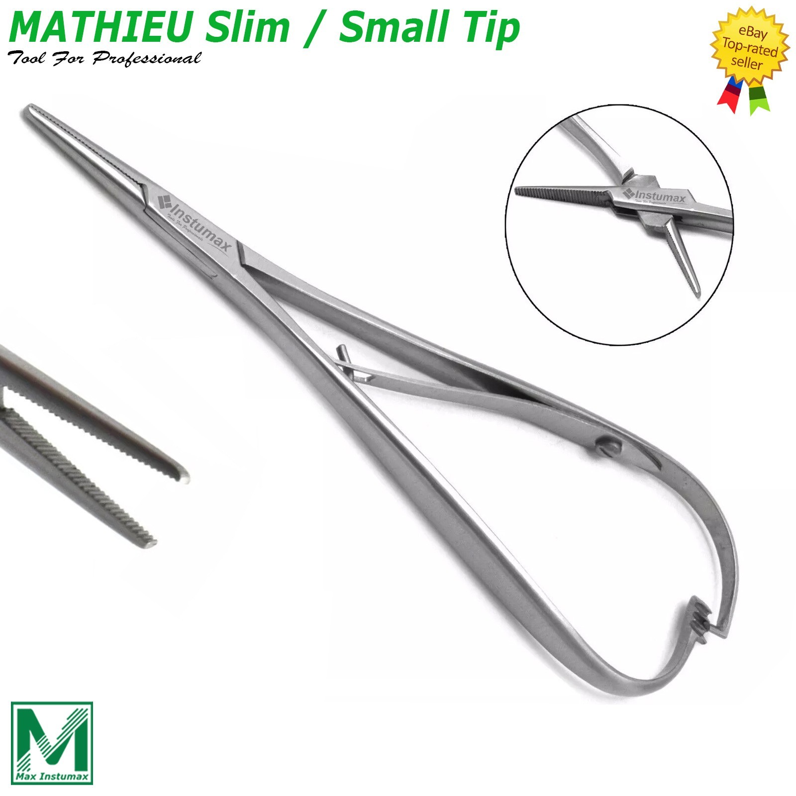 SET X 3 MATHIEU SMALL TIP/ SLIM / ORTHODONTIC PLIERS NEEDLE HOLDER INSTUMAX
