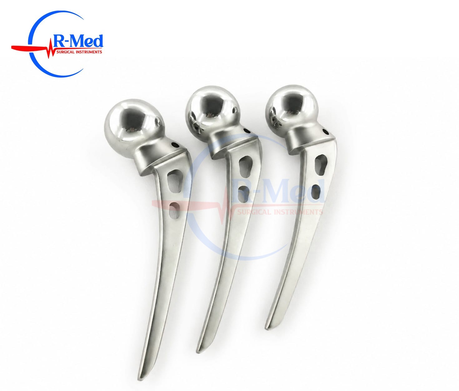 AMP Hip Prosthesis Orthopedic Instruments 49mm,50mm & 51mm 3 pcs Lot