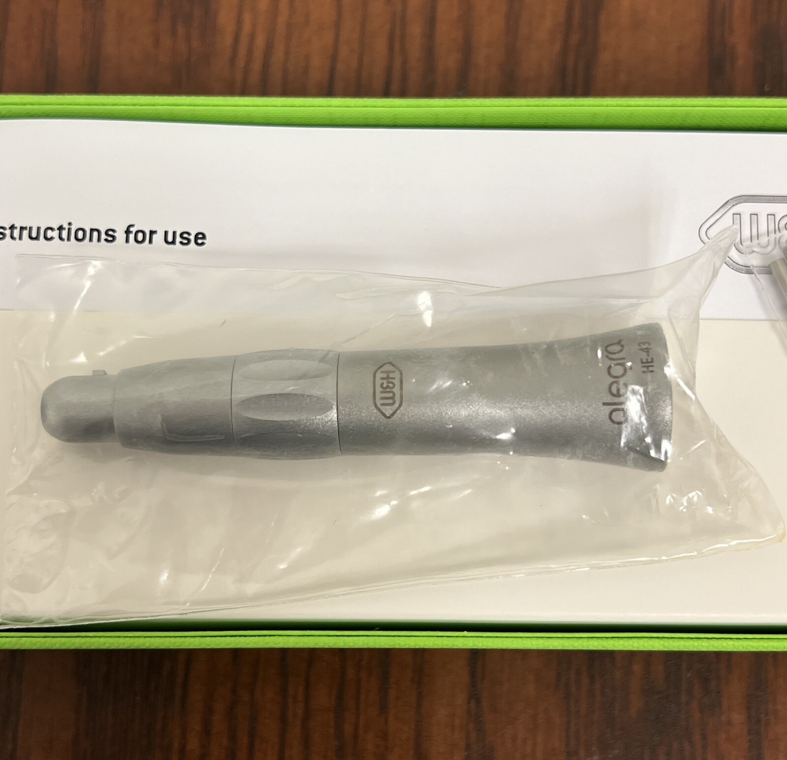 W&H ADEC HE-43 Alegra Straight Nose Cone Attachment Handpiece