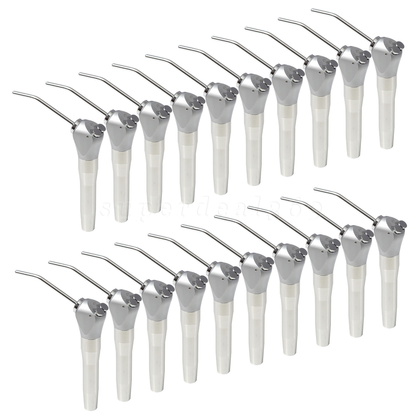 20Pcs Dental Air Water Spray Triple Syringe 3 Way with Nozzles Tips Tubes