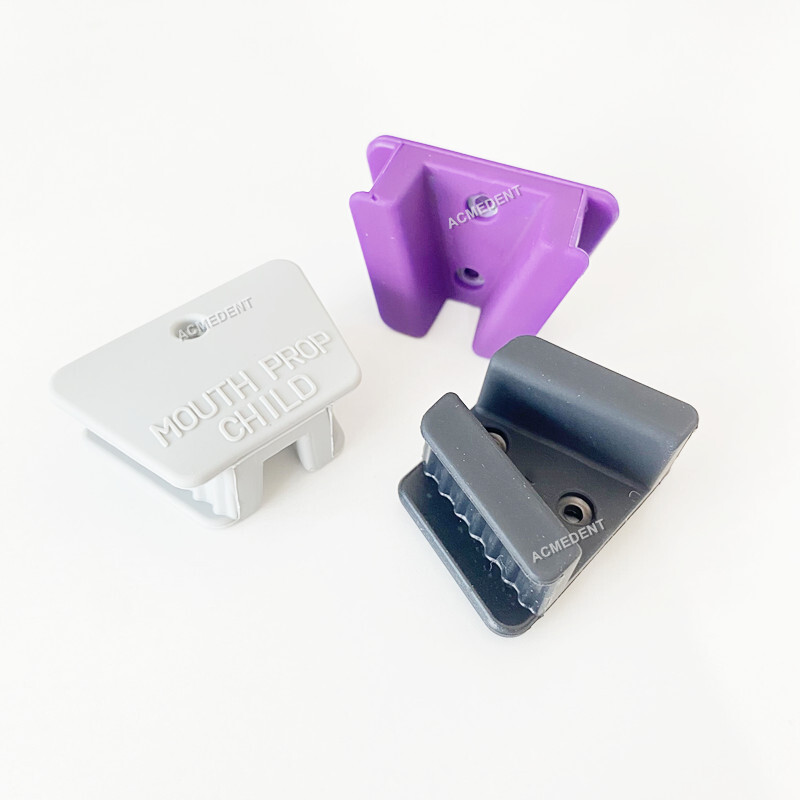 Dental Mouth Props Bite Blocks Hands Free 1Step Suction Dry Airway Shield