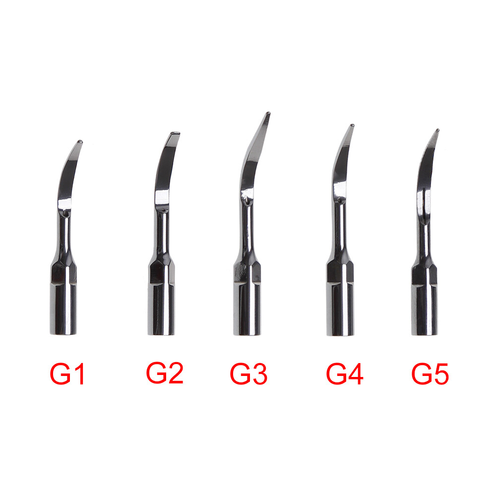 5pcs Dental Ultrasonic Scaler Scaling Perio Tips Fit Woodpecker EMS/DTE SATELEC