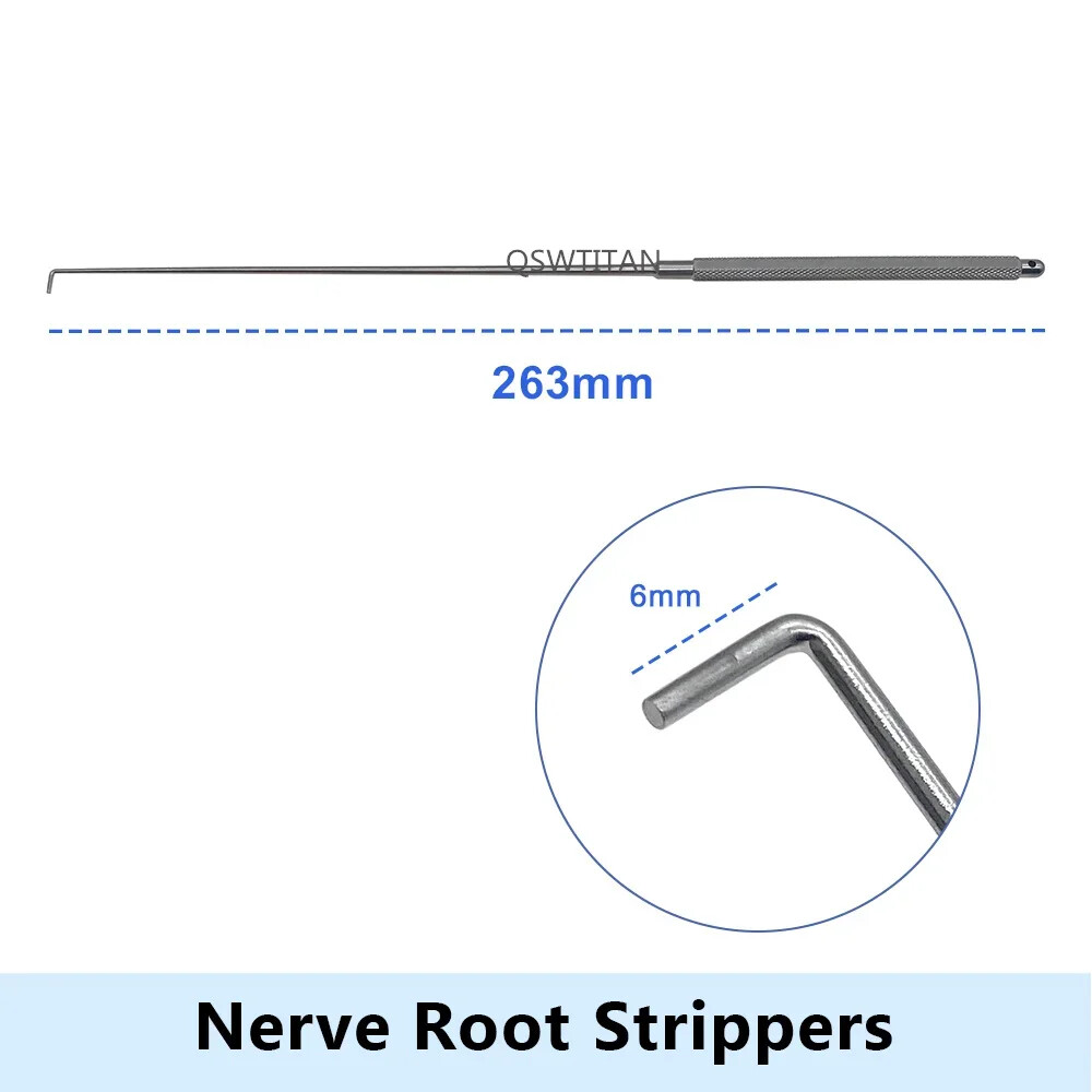 Dual Channel Nerve Root Strippers knife Nerve Retractor Nerve Stripper