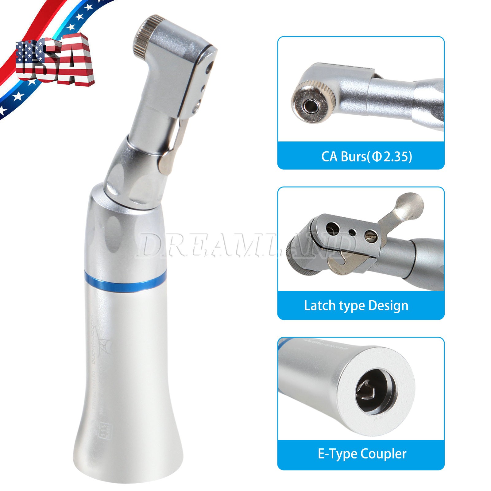Dental Polisher/Electric Micromotor Polisher/Contra Angle/Straight Handpiece