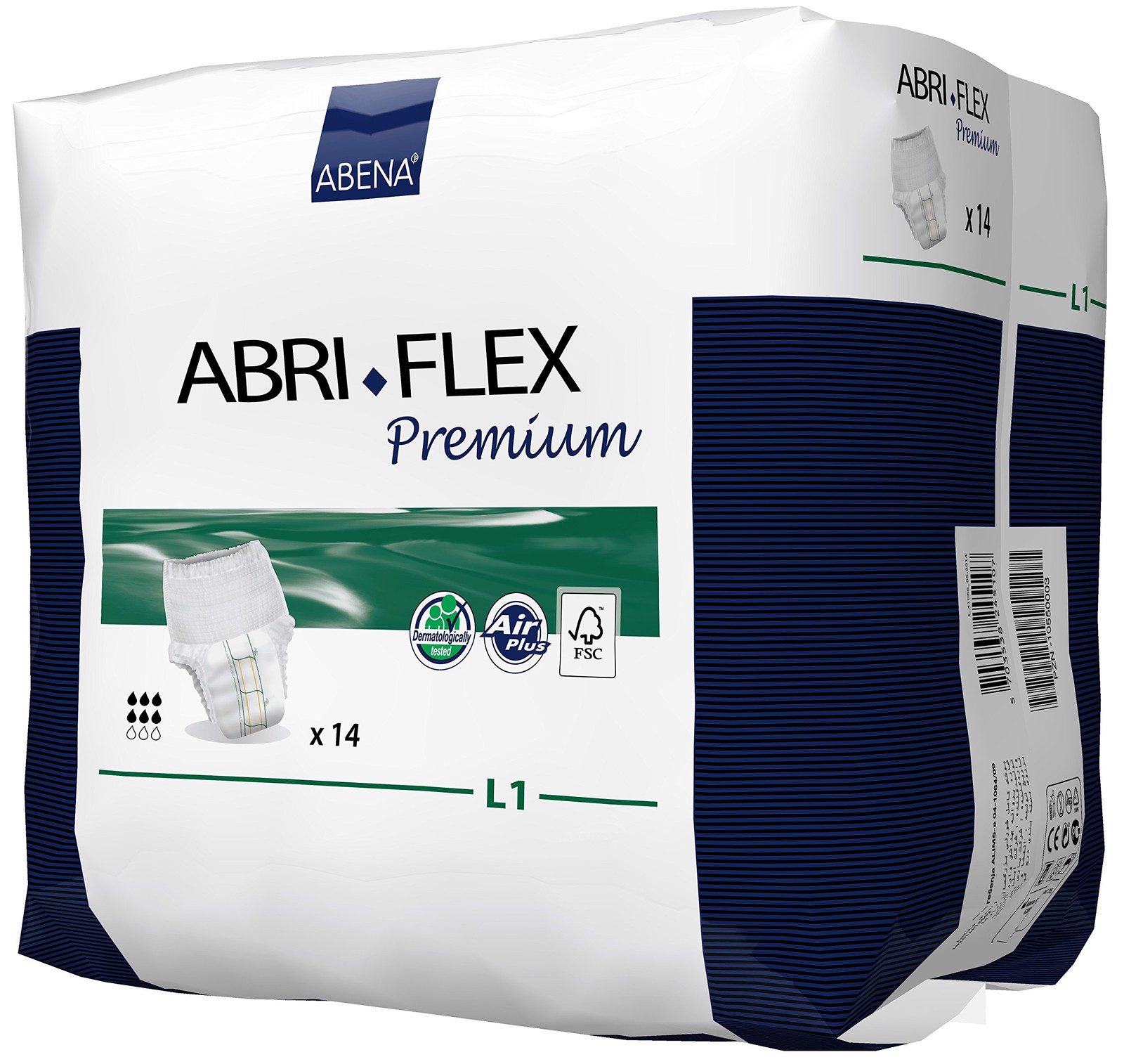 Abena Abri-Flex Premium Protective Underwear Level 1 Extra Small To Xx-Large