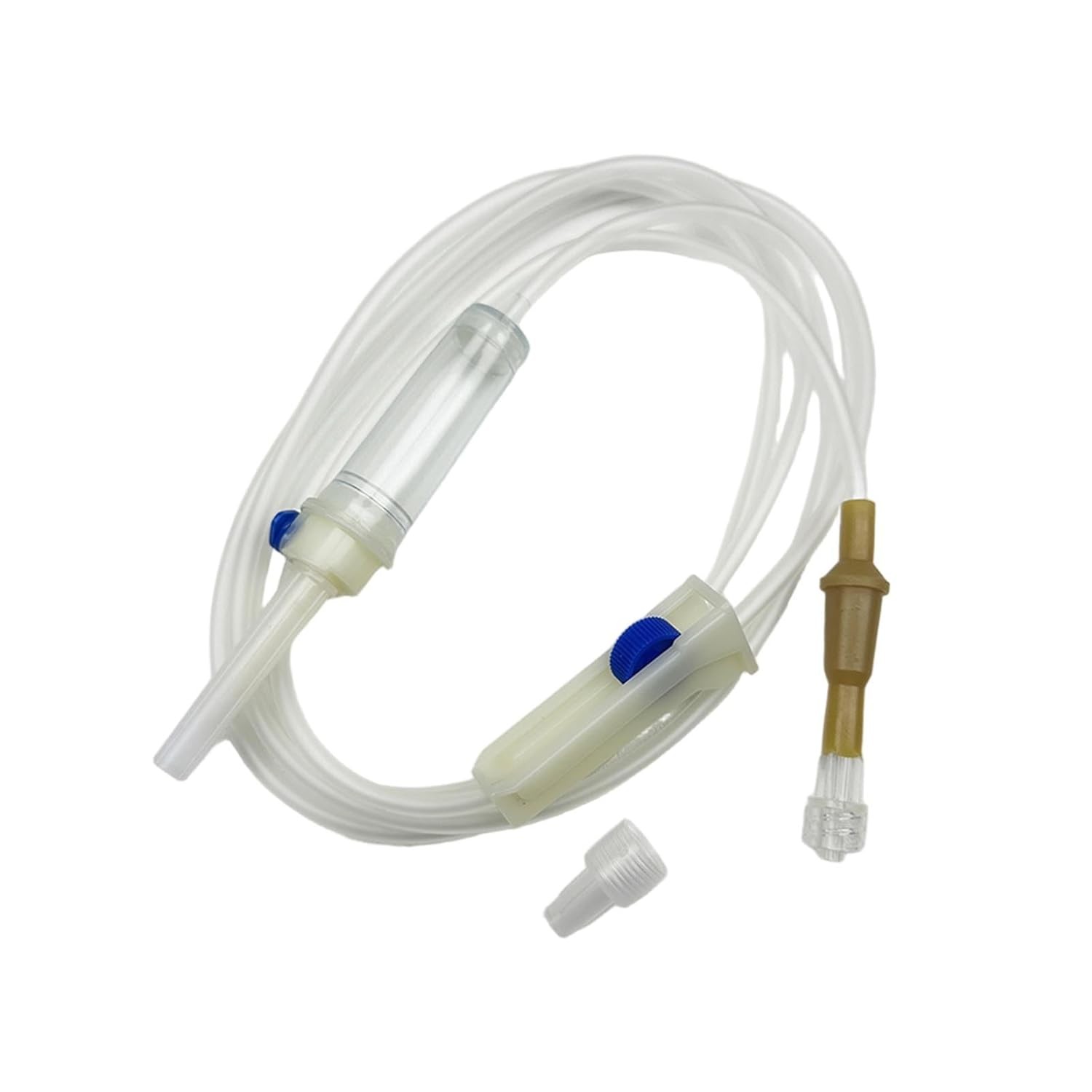 10-50Pcs Portable IV / Veterinary Infusion Set Parts With 72Soft Tubing Tool NEW