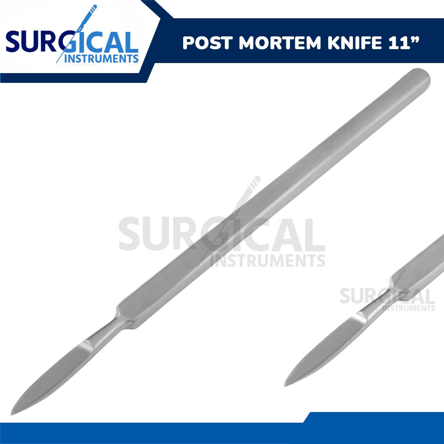Stainless Steel Autopsy Post Mortem Dissection – Both Sides Rounded 5″ German Gr