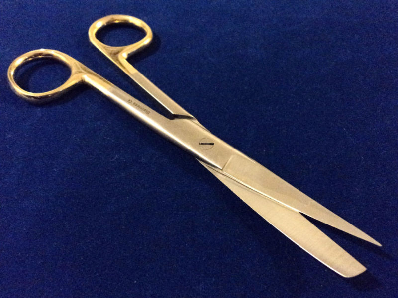 T/C PREMIUM QUALITY OPERATING SCISSORS SHARP BLUNT 5.5″ CURVED TIP