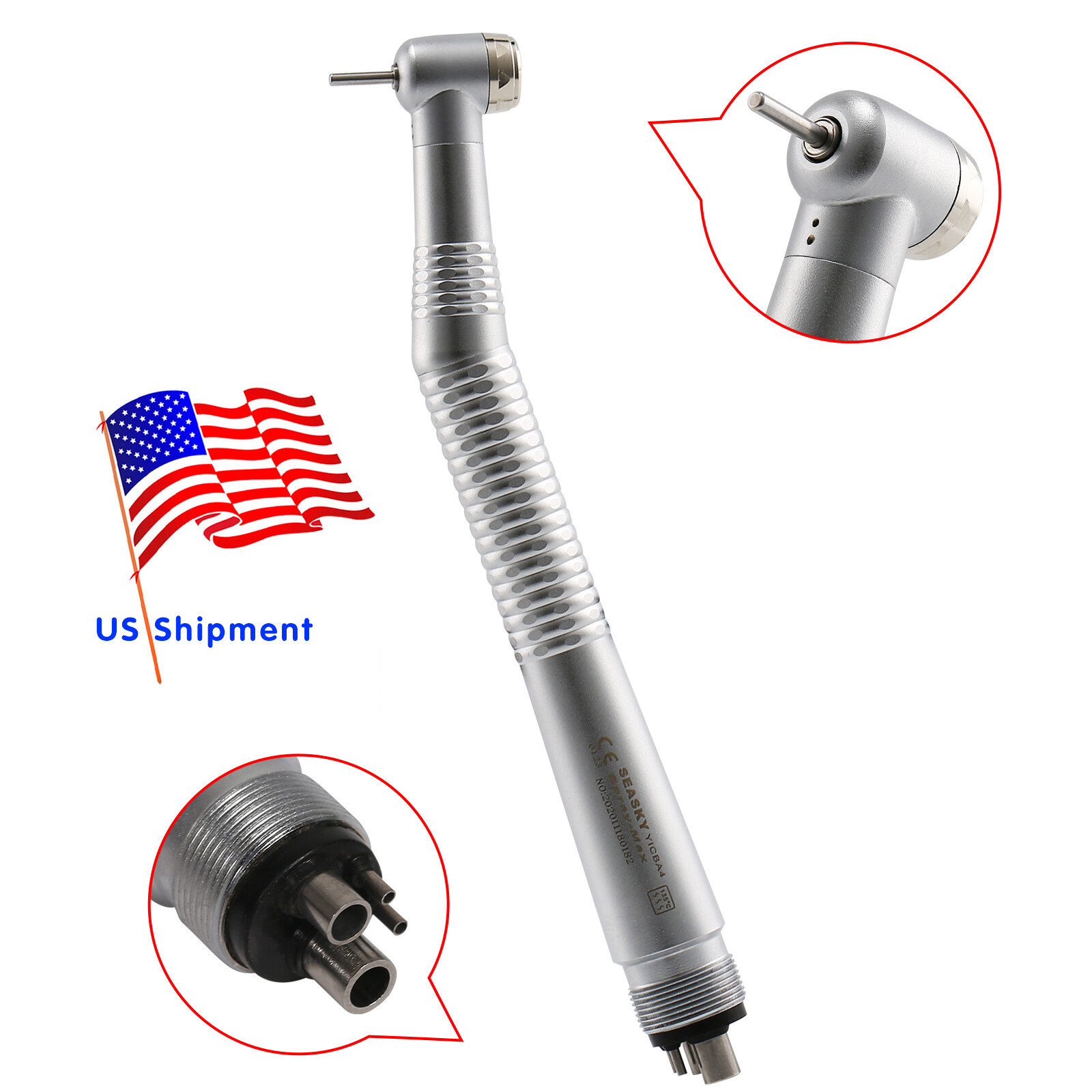 10 Pcs turbina High Speed Turbine Handpiece 4Hole Fit NSK PANA MAX CE Y1BA4 TX