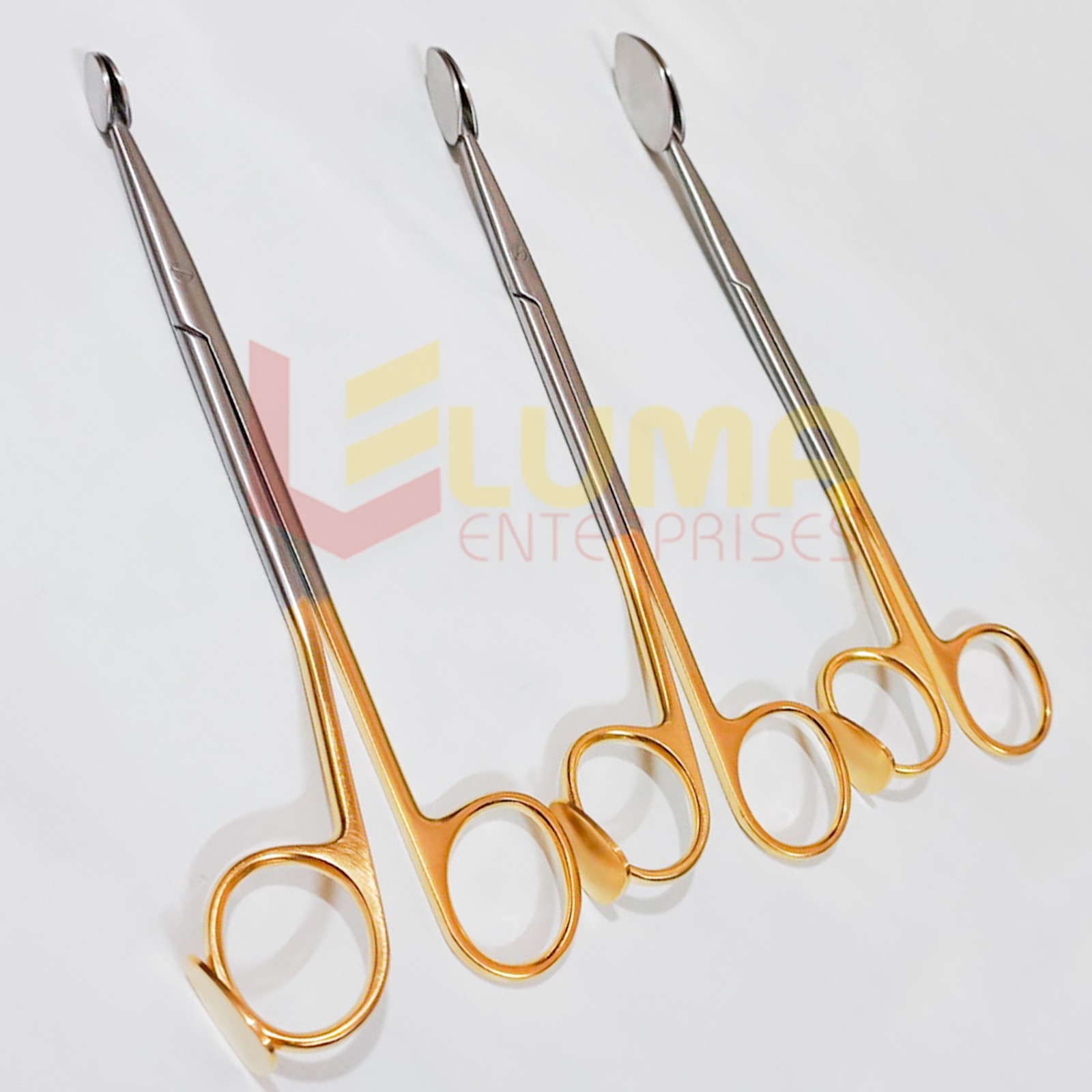 Trepsat Facial Flap dissector scissors set of 3pcs,10mm,15mm,20mm