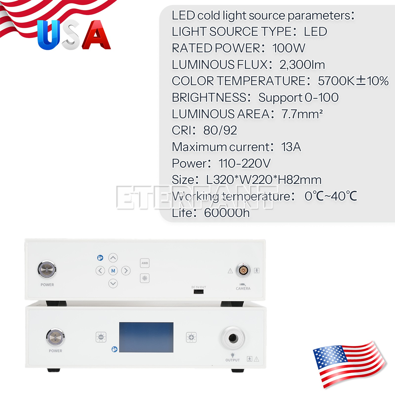 Medical Endoscope 1080p Full HD ENT Camera System/Laparoscopy&Endoscopy Recorder
