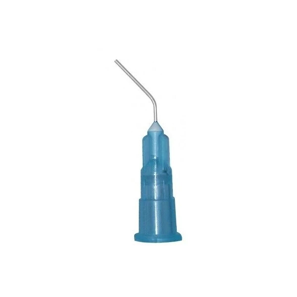 Primo Pre-Bent Dispensing Etchant Tips, 100/Pk. 25 gauge, Blue PT1004