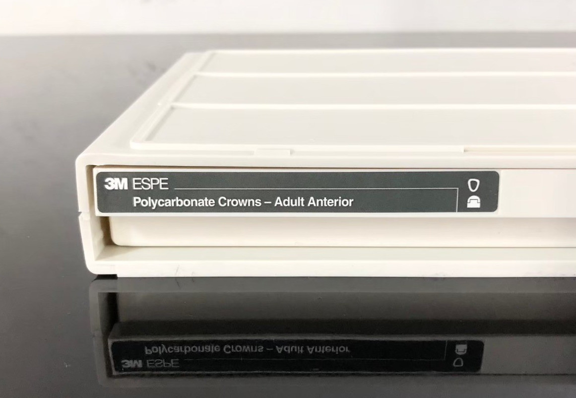 NEW 3M ESPE Dental Crown Kit Polycarbonate Crowns Set Adult Anterior C-180 C180